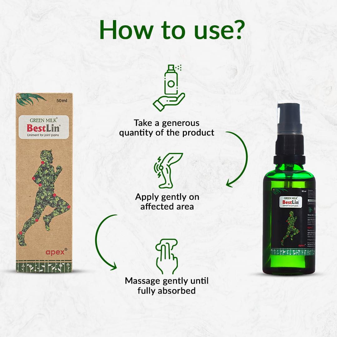Green Milk Green Milk 2 Pack Of Bestlin Liniment Oil - 50 Ml