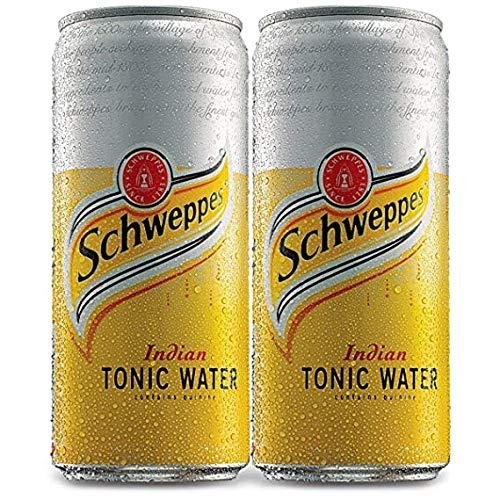 Schweppes Schweppes Tonic Water 330ml, Pack of 2 Cans (Imported Product)