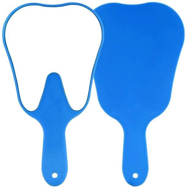 NMD NEXUS MEDODENT NMD Dental Tooth Shape Face Mirror (Dark Blue) (Pack Of 1)