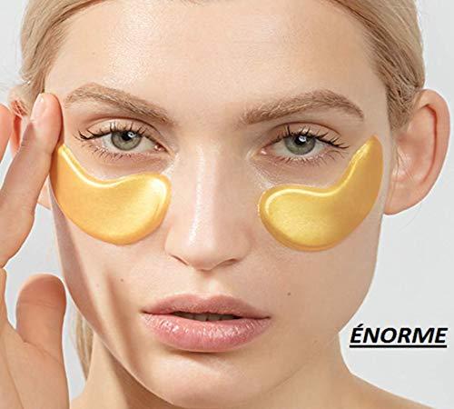 ÉNORME New Crystal 24K Gold Powder Gel Collagen Eye Mask Gold Eye Mask10 Pairs/Package