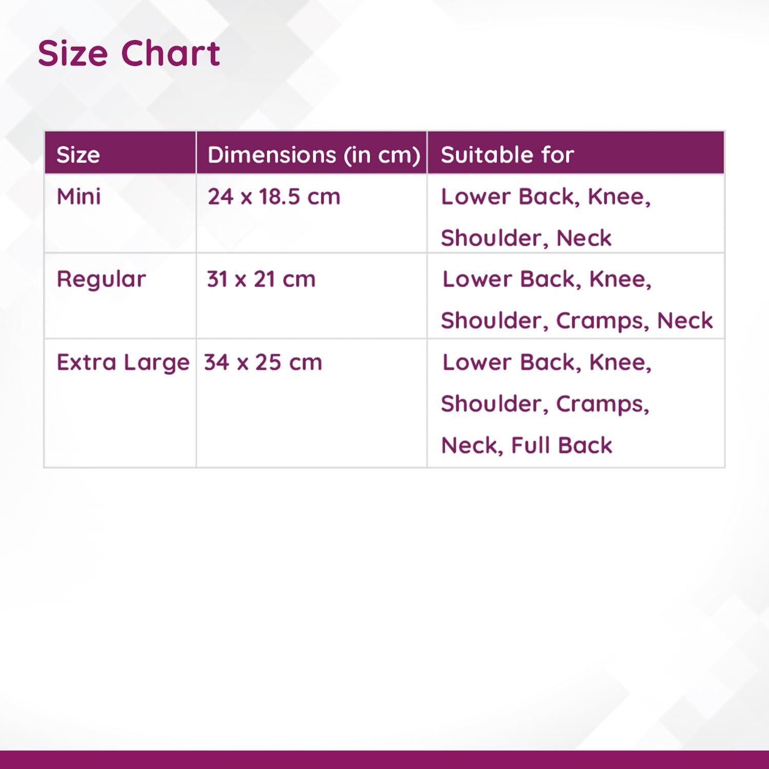 Flamingo Flamingo Orthopaedic Electric Heating Pad | Heat Belt with Temperature Controller | Pain Relief Heating Belt for Lower Back, Knee, Shoulder, Cramps, and Neck | Heat Pad Back Pain Relief | Regular