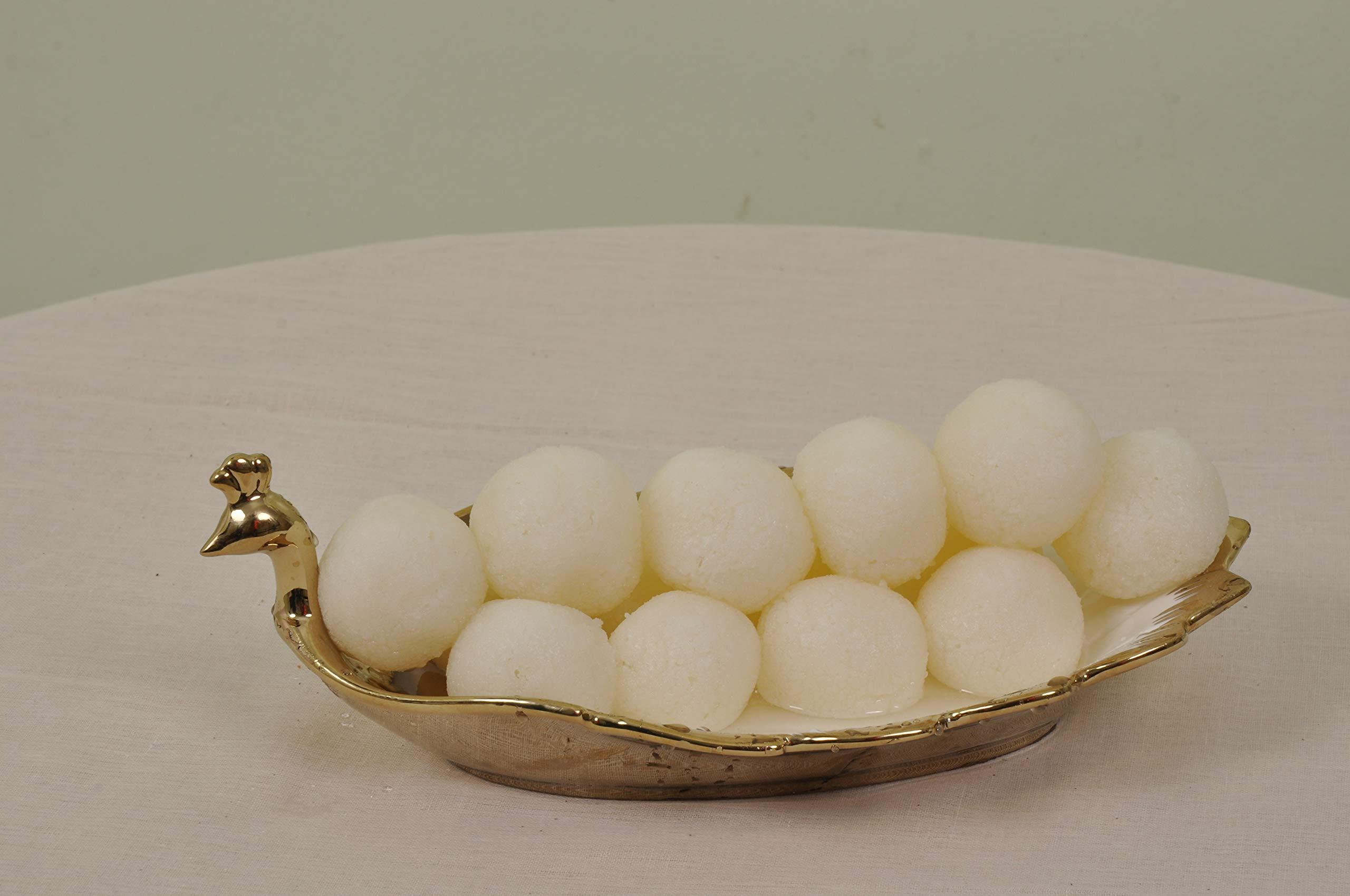 Yuvraj Food Product Yuvraj Food Product Rasgulla (Rasogoola) Bikaneri Sweets diwali Festival combo Pack of 2 (1 kg X 2) tin gift pack