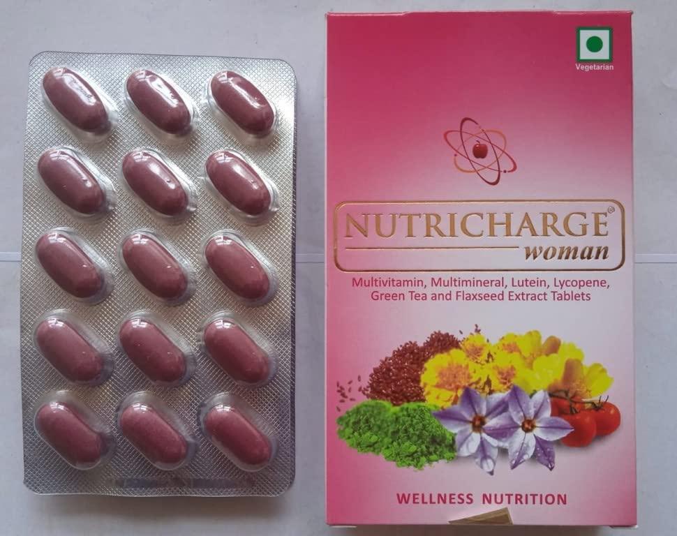 Generic Nutricharge Woman Daily Health Suppliment For All Working And Non Working Women(Power of 50 Nutrients) BY RCM-(DE@1)_(Pack Of 1)_(2X15 Tablets.)