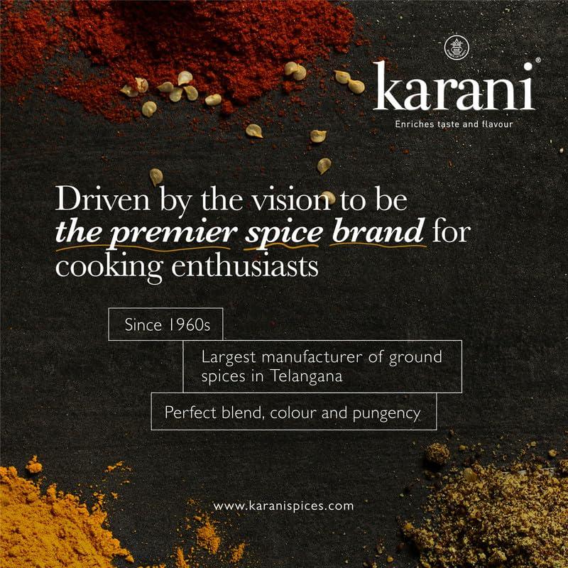 Karani Aachar Spl Mirch Powder | Chilli Powder for Pickles | Chilli Powder Made With Byadgi and Warangal Bamboo Chilli - No Added Flavour, Colour or Preservatives - 1.5 Kg (Pack of 3 - Each 500 Gms)