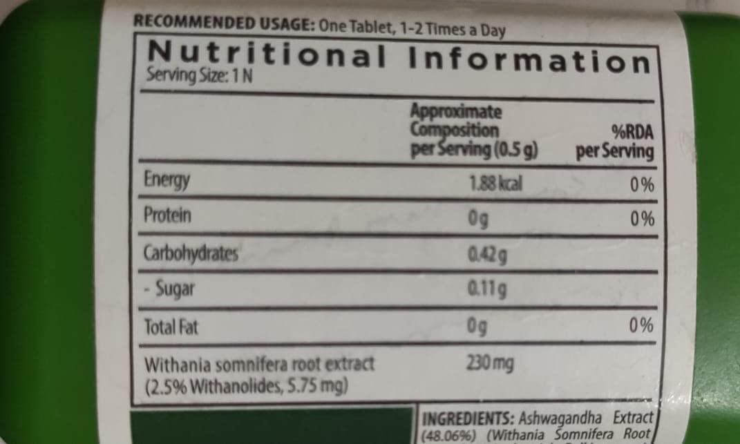 PUPHE ashwagandha 60 N tablets (pack of 1)