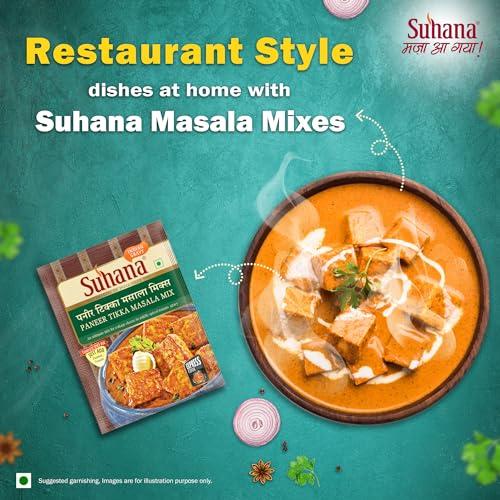 Suhana Suhana Paneer Masala Spice Mix 50g Pouch | Easy To Cook | Ready Mix (Paneer Tikka)
