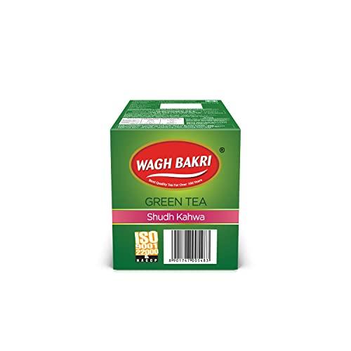 Wagh Bakri Wagh Bakri Green Tea Shudh Kahwa Tea Bag, 25 Tea Bag*2.5G, 62.5 Grams