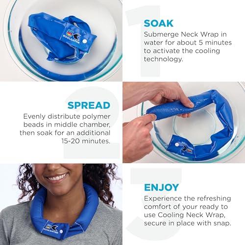 KOOLGATOR KOOLGATOR Cooling Neck Wrap - Water Drops Design