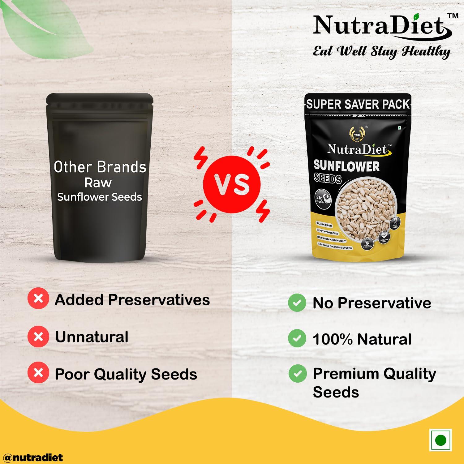 VGBNP VGBNP 100% Natural & Original Sunflower seeds (surajmukhi beej) Pure Unroasted surajmukhi seeds, (heliopsis seeds/semechki seeds/suryakanthi ke bij) Healty & immunity builder Sun flower seeds- 500g