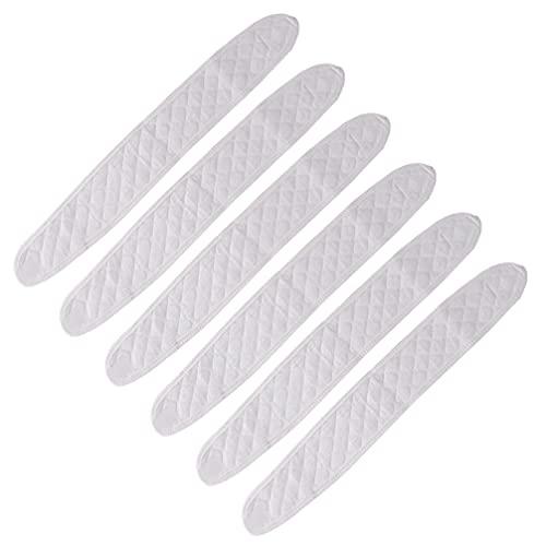 Artibetter ARTIBETTER Baby Belly Band Pure Cotton Newborn Bellybands Infant Umbilical Cord Belly Band 6pcs (White)