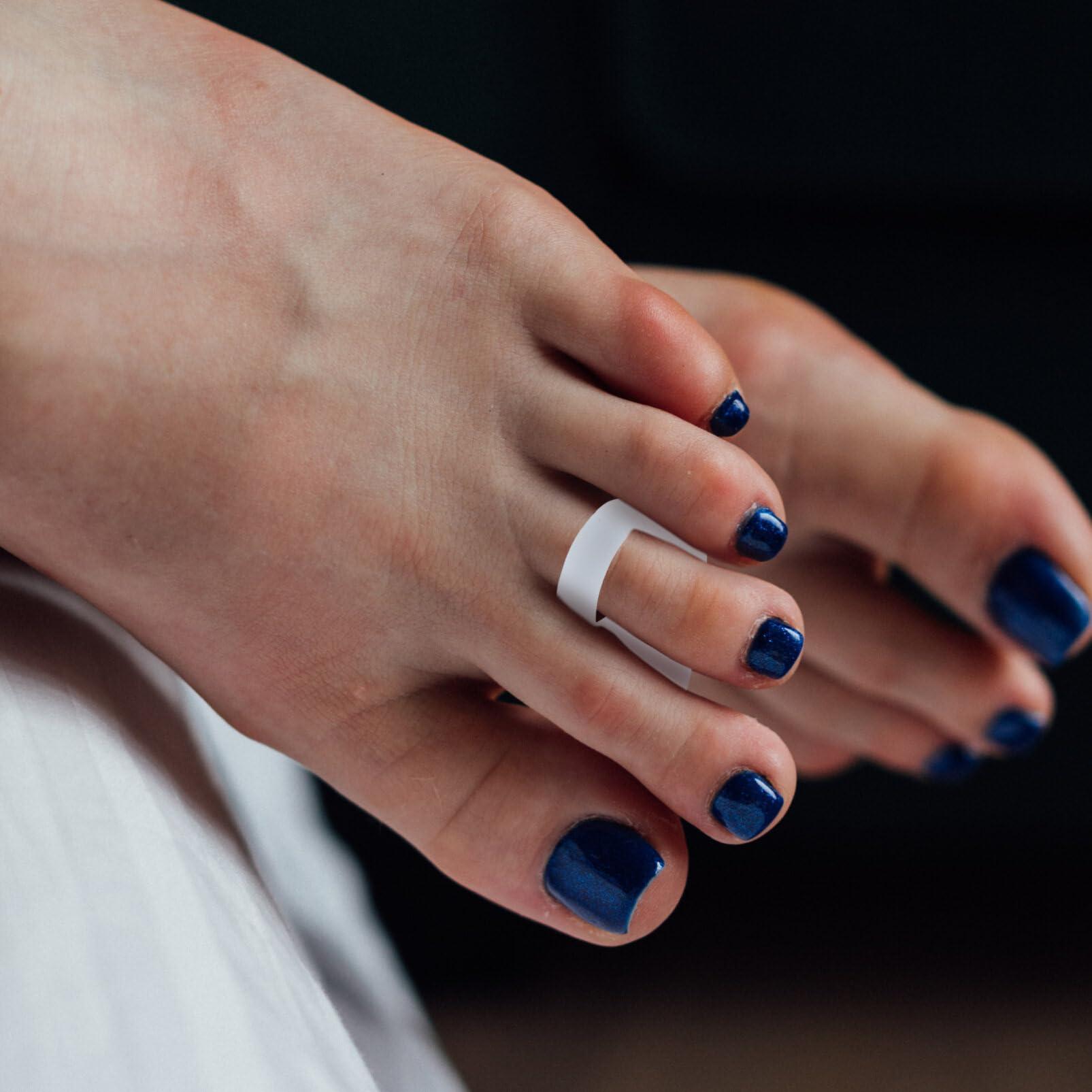 SUPVOX SUPVOX Gel Hammer Toe Crest Pad Hammer Toe Pads Gel Support Crest Cushion For Mallet Toes and Overlapping Toes 4 Pairs