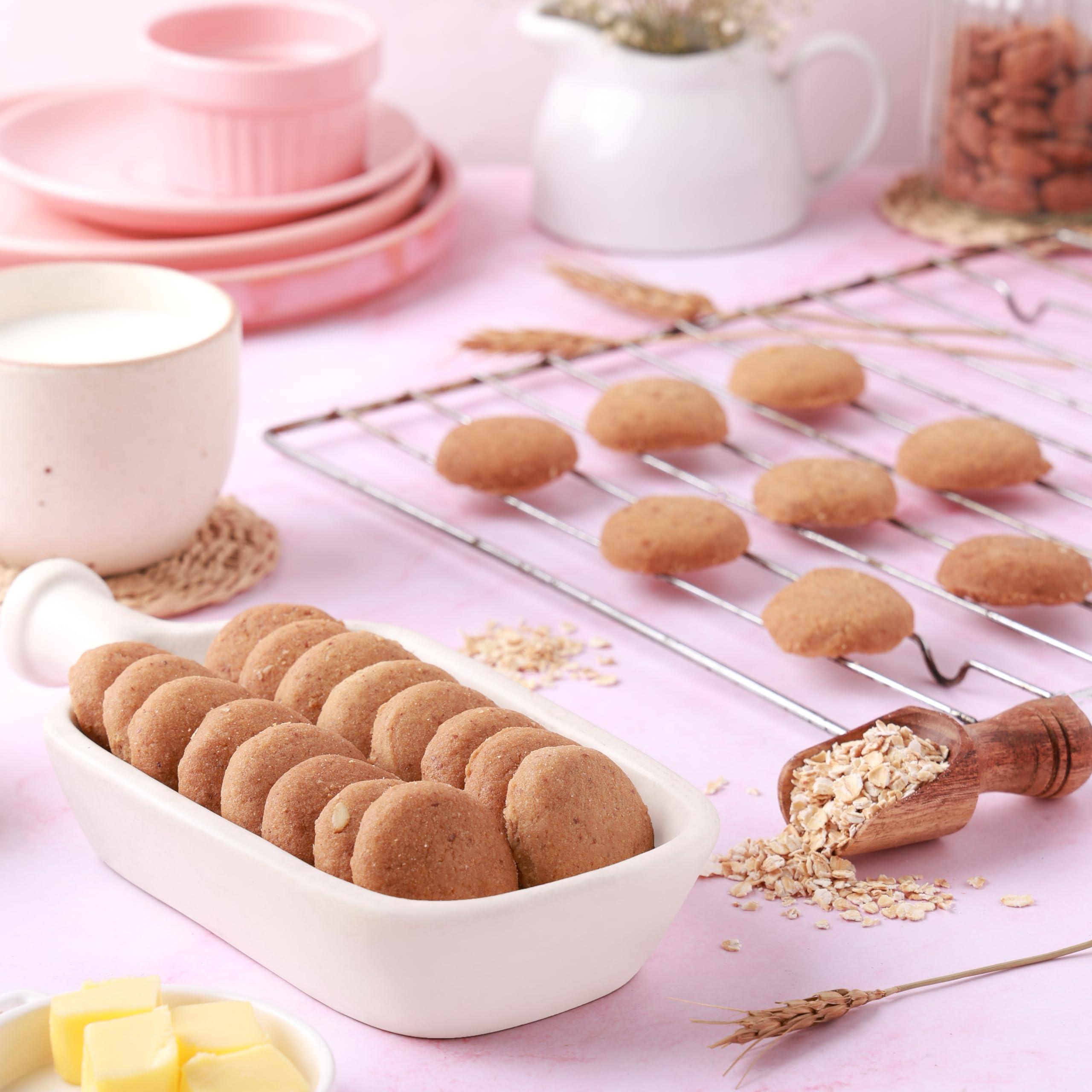 Artinci Artinci Oats Cookies Multigrain - Healthy Biscuits Snack With Oats & Millet|Sugar Free & Diabetic Friendly|High Fiber And Protein Rich|No Maida Or Palm Oil|As Seen On Shark Tank India-185G (Pack Of 1)