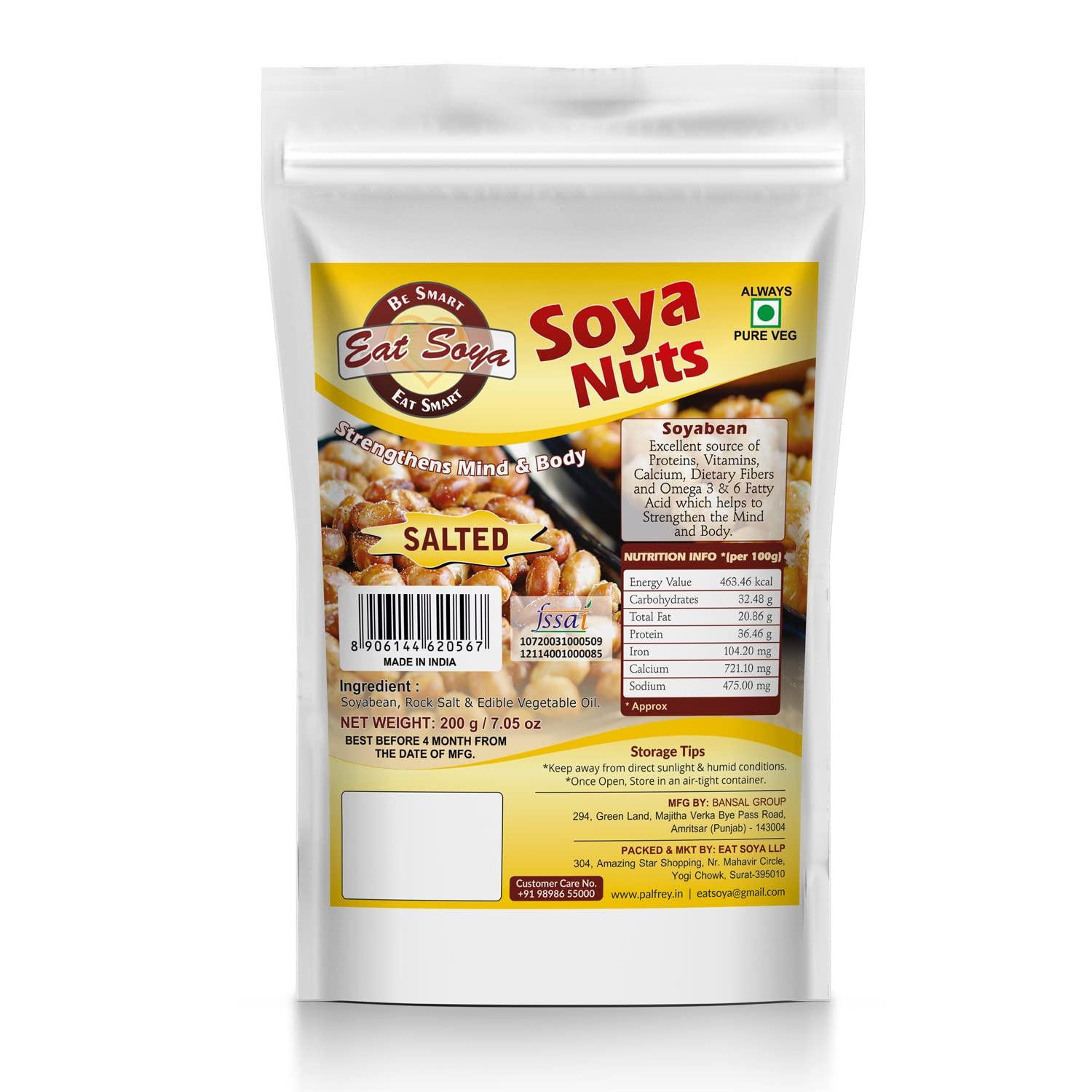 Eat Soya...BE SMART EAT SMART EAT SOYA Roasted Soy Nuts (Simple Salted)