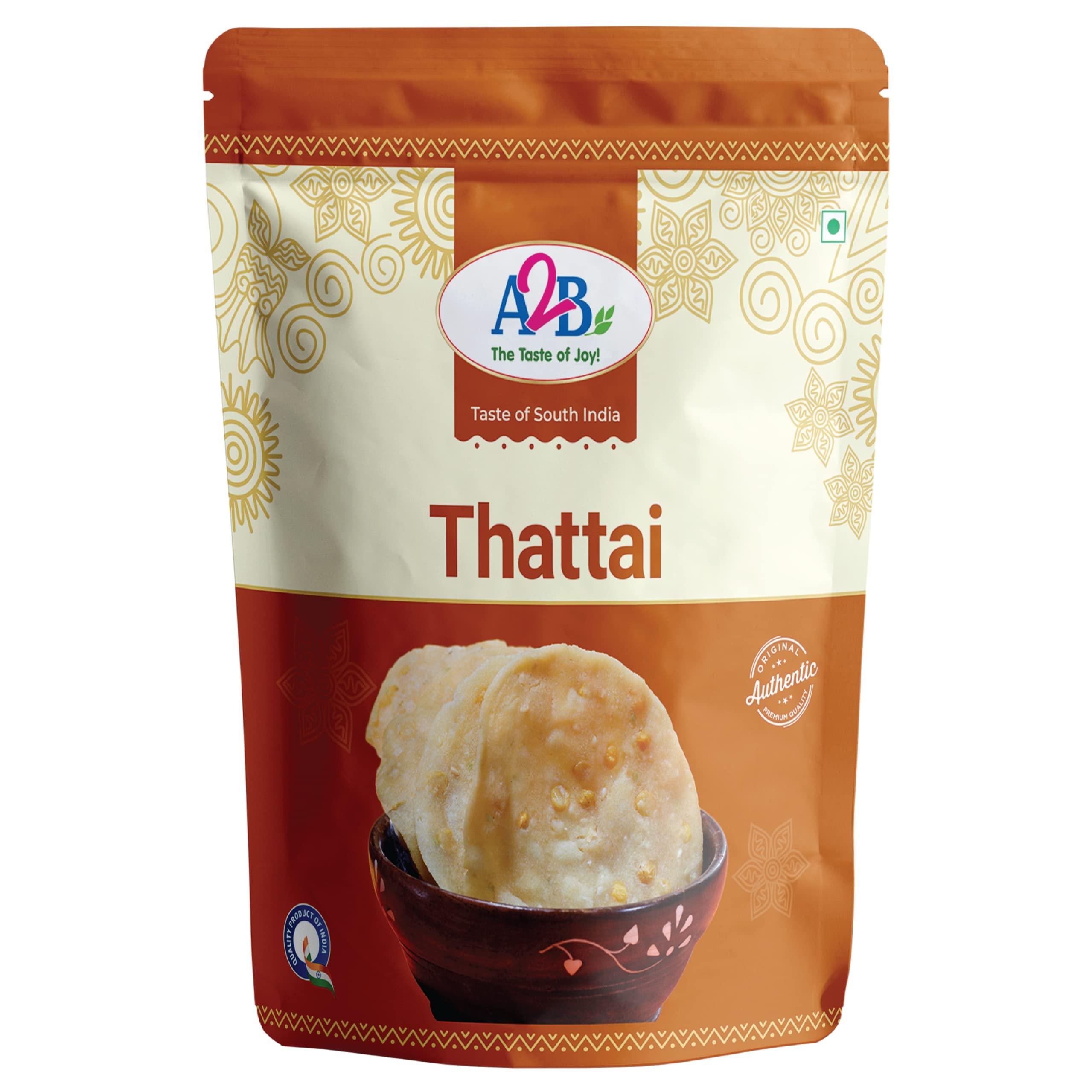 Adyar Anand Bhavan Sweets and Snacks Adyar Anand Bhavan Sweets and Snacks A2B South Indian Crispy Thattai (200 g)