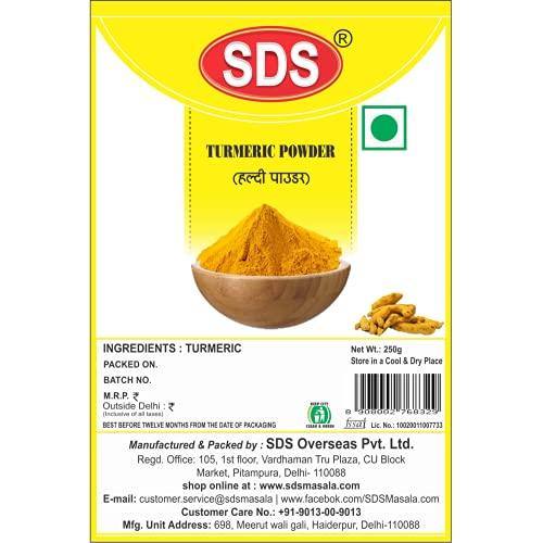 SDS SDS Masala 8 Piece Combo (1 Haldi Powder 200g + 1 Kasuri Methi 50g + 1 Lal Mirch Powder 200g + 1 Chana/Choley Masala 70g + 1 Dal Masala 40g + 1 Garam Masala 50g + 1 Chaat Masala 100g + 1 Golgappa Mix)