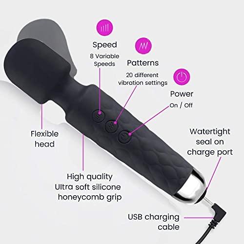 bizwiz ORBIT HOUSE Magic Personal Body Massager For Women & Men | Rechargeable | Waterproof | (1)