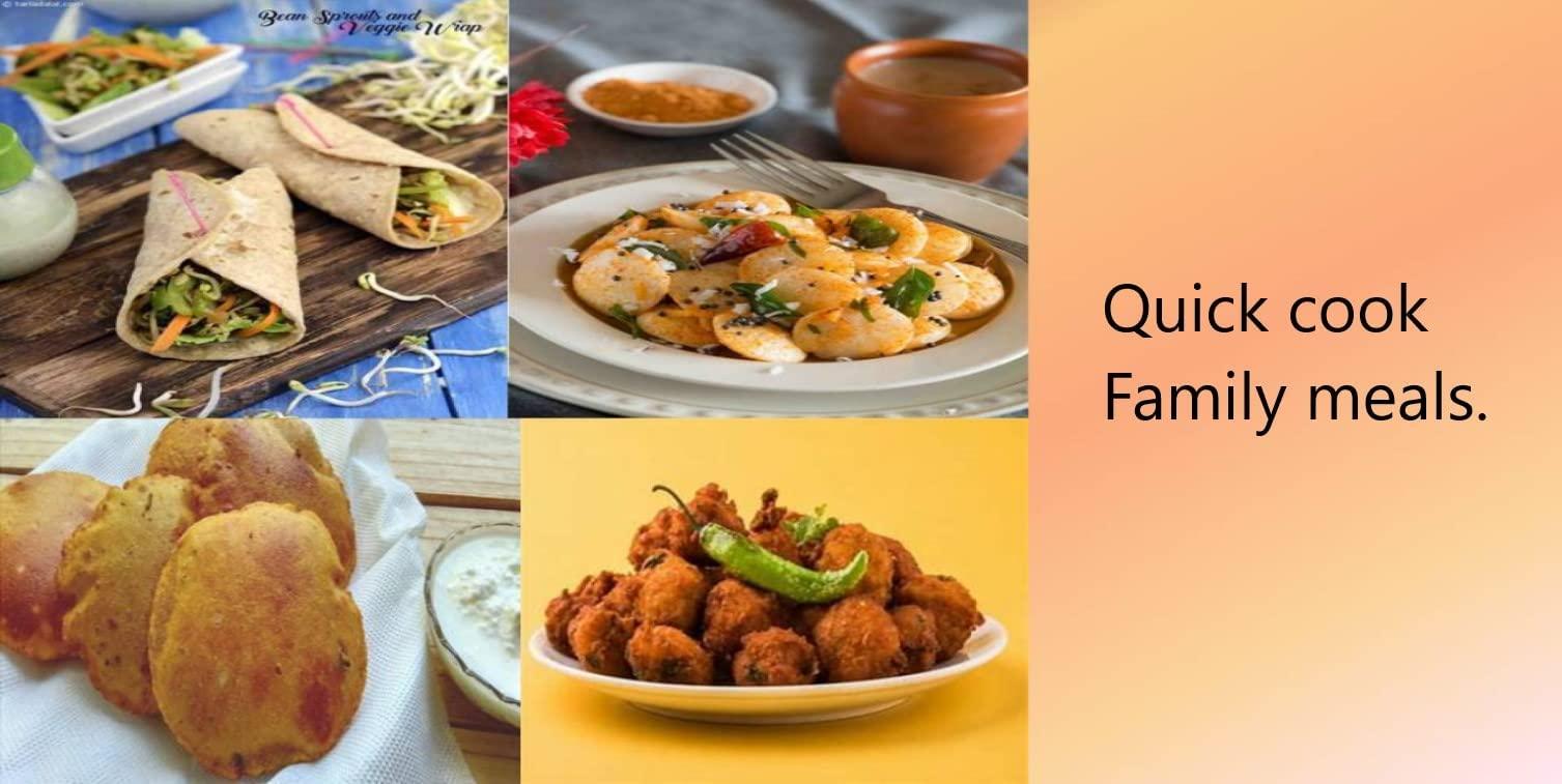 Magic Magic Combo Bedmi Poori Ready Mix and Moong dal Pakoda Instant Mix Festival Party (Pack of 20)