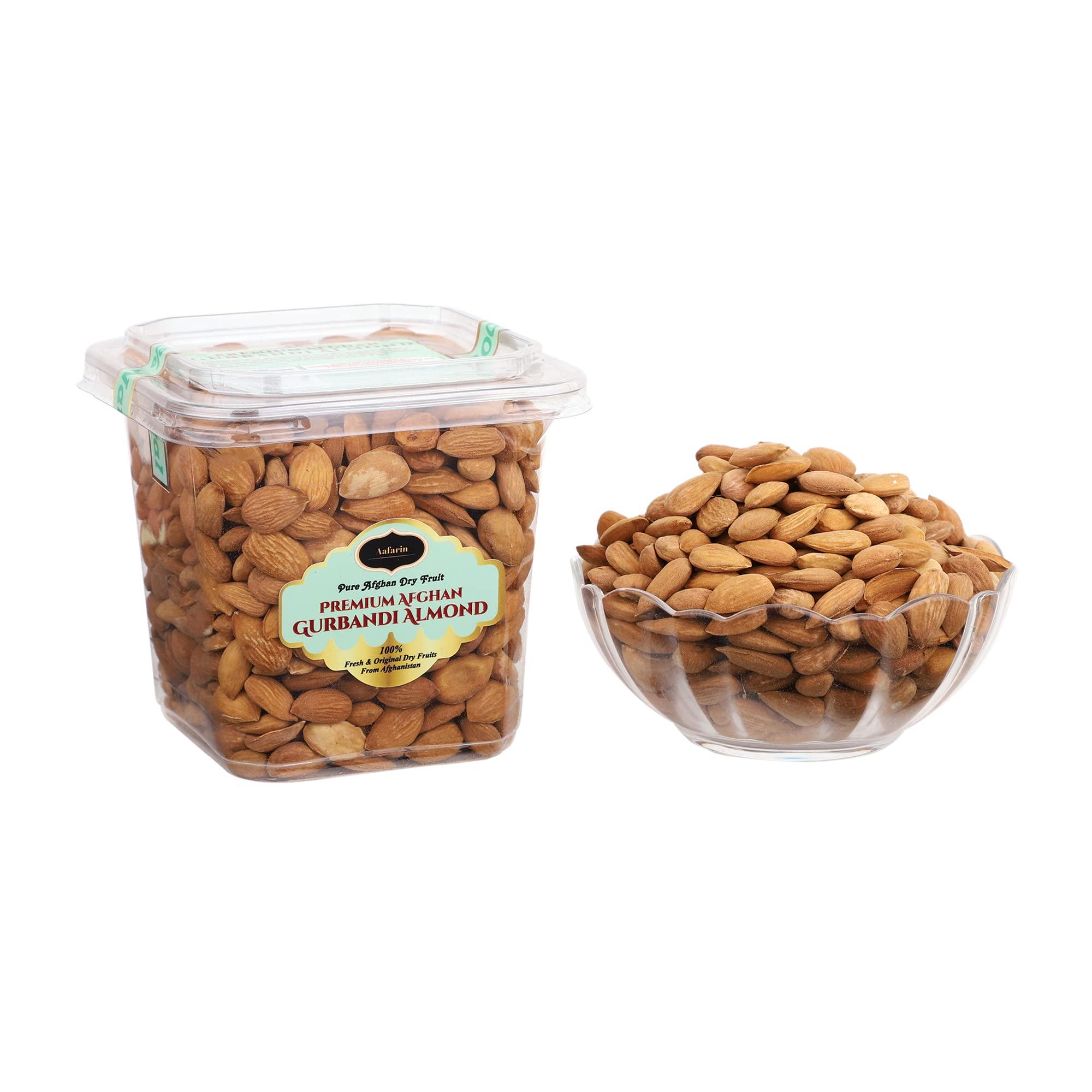 AAFARIN AAFARIN PREMIUM AFGHAN GURBANDI ALMOND (SHAHI BADAM/ CHOTI GIRI BADAM) (1000 GRM)
