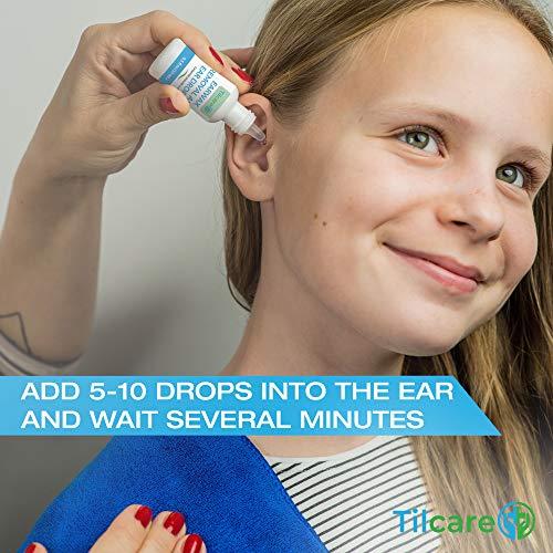Tilcare Ear Wax Removal Drops for Clogged Ears 2-Pack by Tilcare - Earwax Softening Drops That are Effective for Ear Cleaning - Earwax Remover Drops That Safely and Gently wash The Ear - 0.5 FL OZ per Bottle