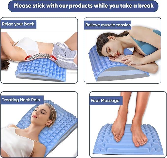 BIGXEN BIGXEN Back Cracker Back Stretcher Back Pain Relief Products Lower Back Pain Relief Back Cracking Device Back Stretcher for Lower Back Pain Relief