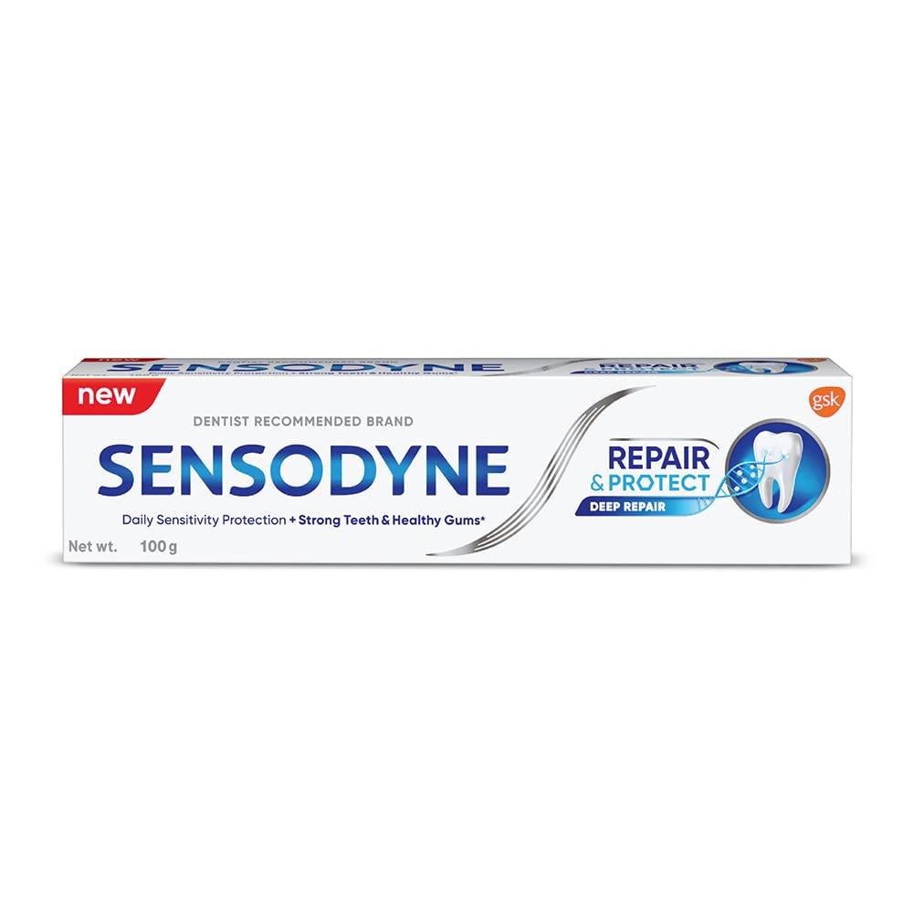 Sensodyne Sensodyne Repair & Protect - 100g | Toothpaste for deep repair of sensitive teeth (Pack of 2)