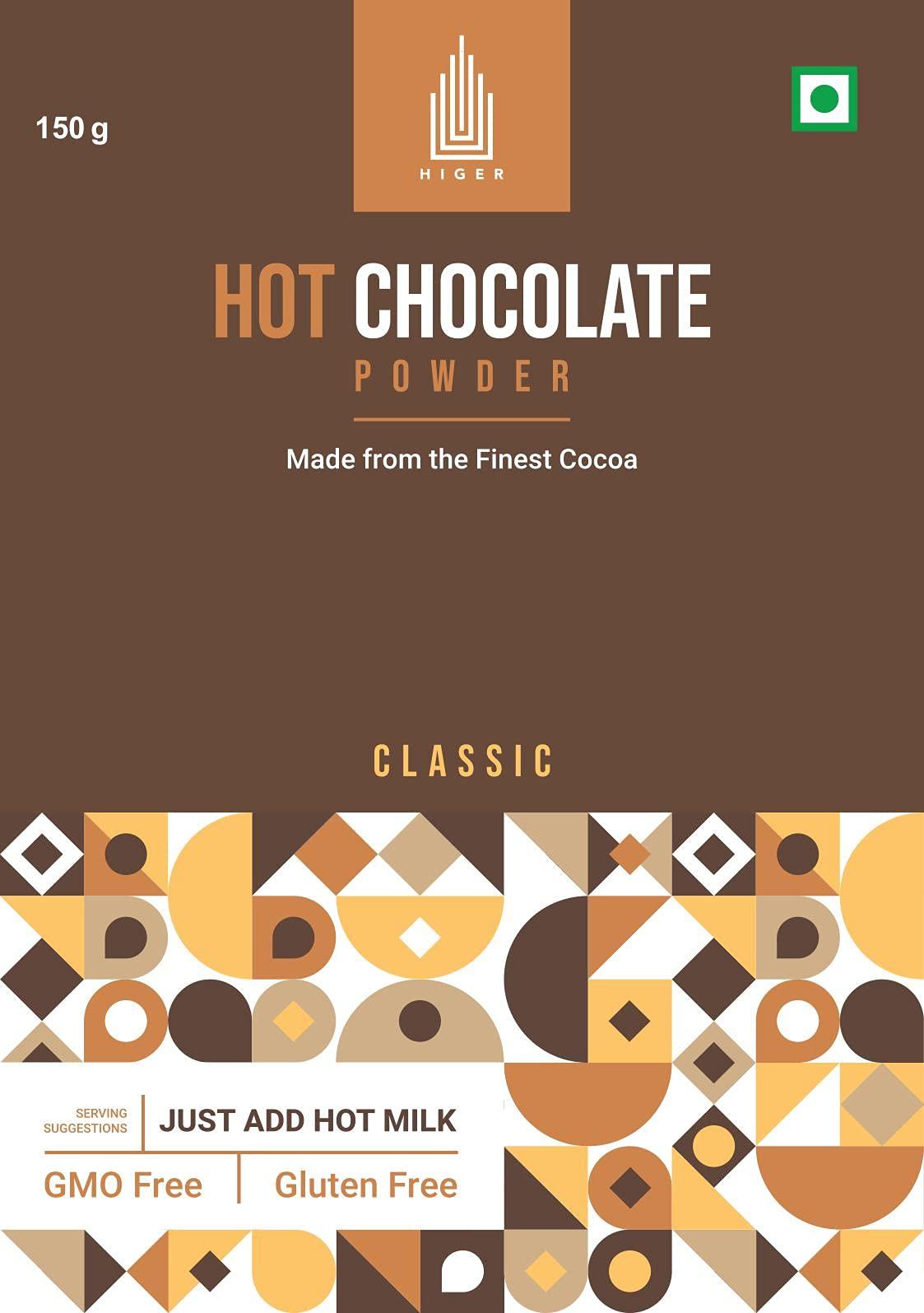 HIGER HOT CHOCOLATE POWDER HIGER HOT CHOCOLATE CLASSIC 150g POWDER
