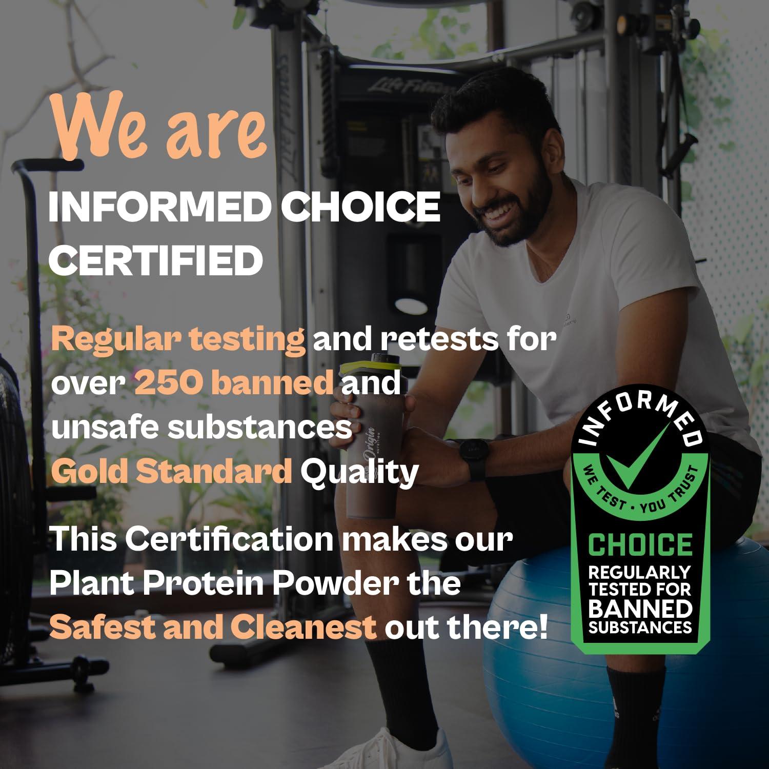 ORIGIN NUTRITION Origin Nutrition 100% Natural Vegan Protein Powder (European Pea Protein Isolate & Pumpkin Seed Protein) Easy to Digest Filter Coffee flavour with 25g Plant Based Protein,812 g