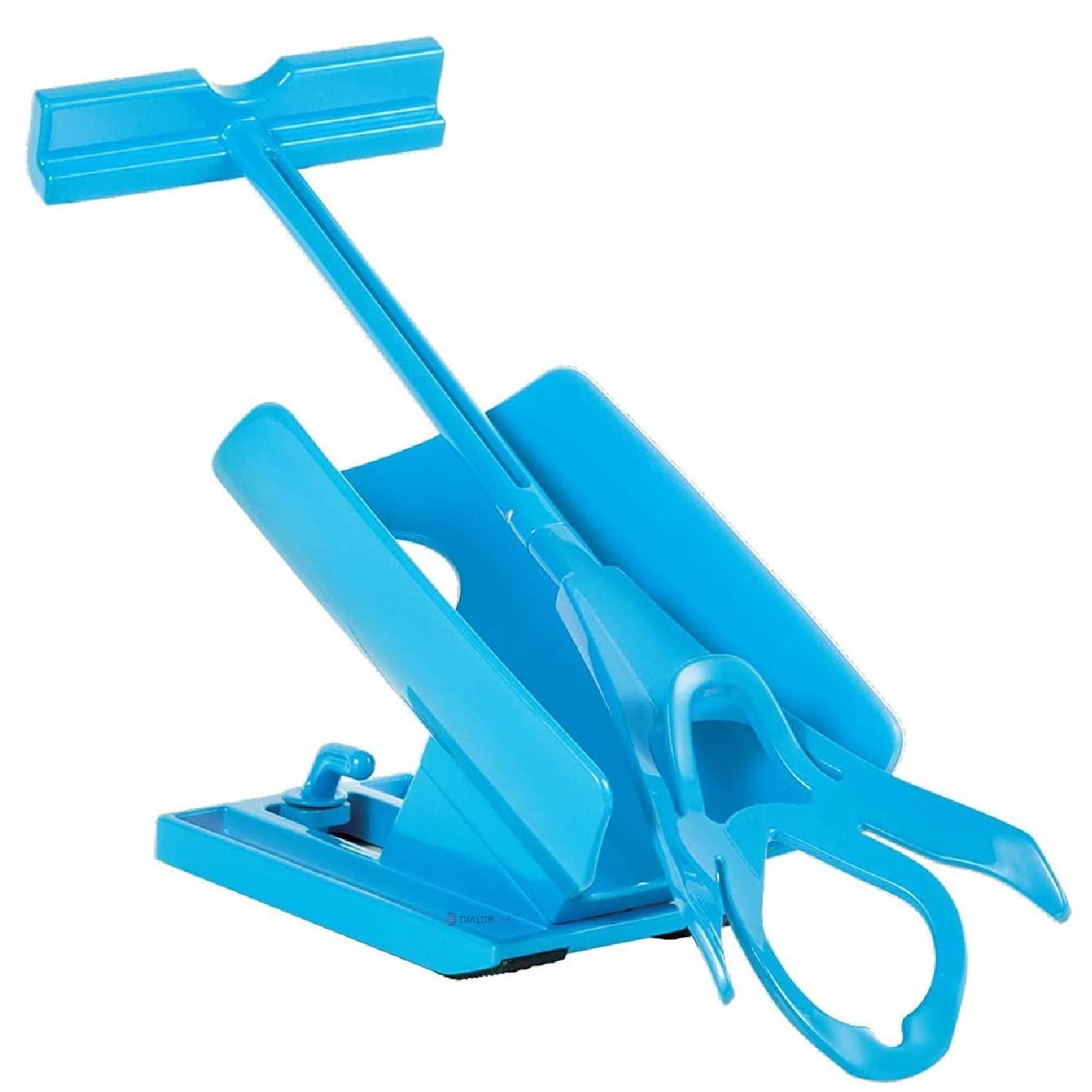 DIALDRCARE DIALDRCARE Sock Slider - The Easy on, Easy off Sock Aid Kit | Sock Aid Tool for Elderly, Disabled, Pregnant, Diabetics - Pulling Assist Device - Socks Helper (BLUE)