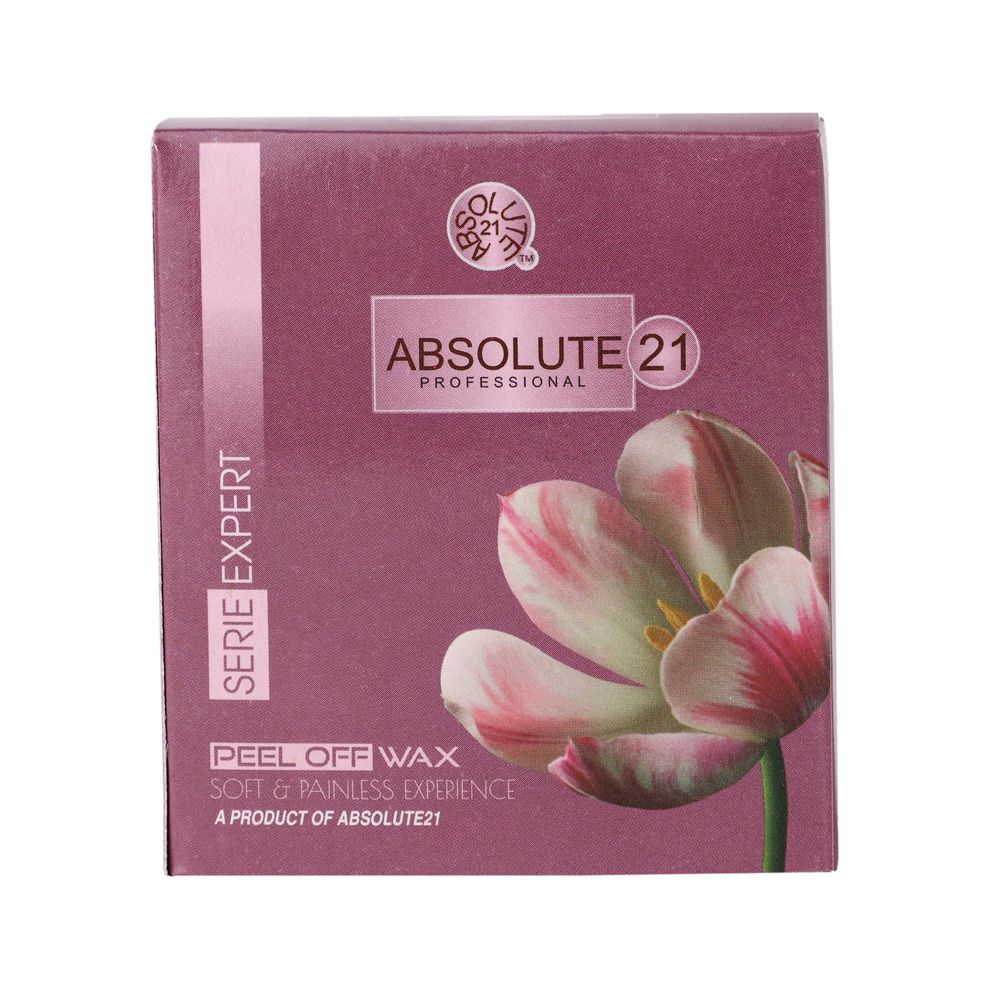 ABSOLUTE21 ABSOLUTE21 PROFESSIONAL Regular Facial Peel off Katori Wax for Women Face Waxing Painless & Softness Hair Removal (80Gm) (Pack of 2)
