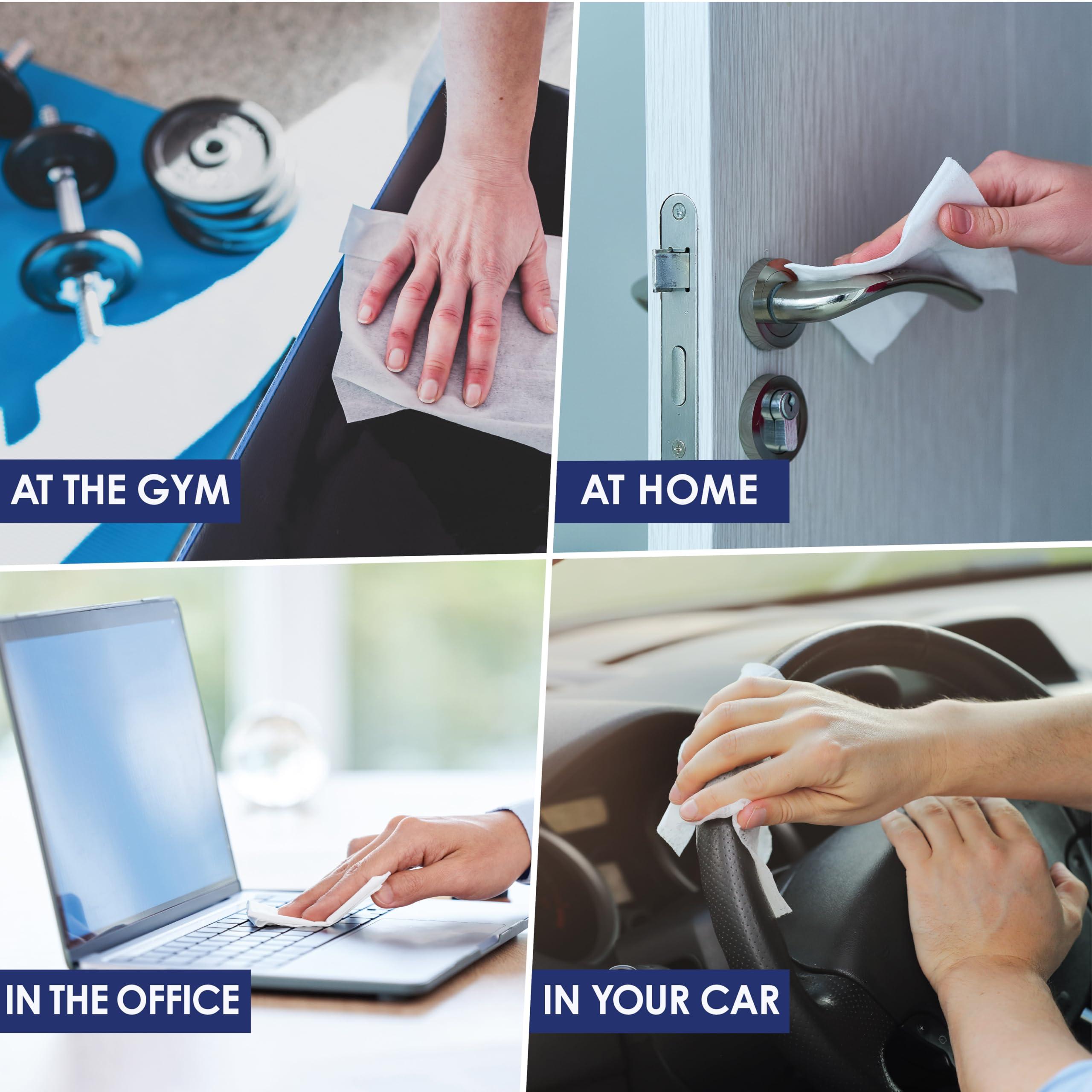 Innerest Innerest Mediwiper Hand Wet Wipes, Hypoallergenic Travel Size Hand Cleaning Wipes (10 CT (Pack of 5))