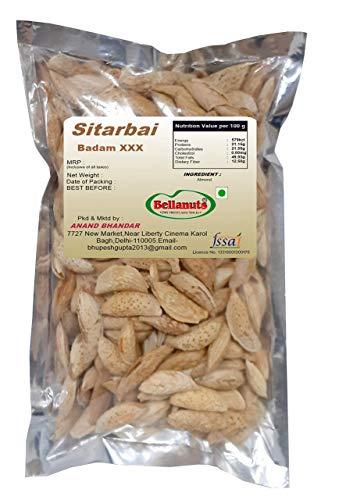 BELLANUTS BELLANUTS Sitarbai Almond | Sitarbai Badam | Inshell Almonds | Royal Almond dryfruits (500gm)