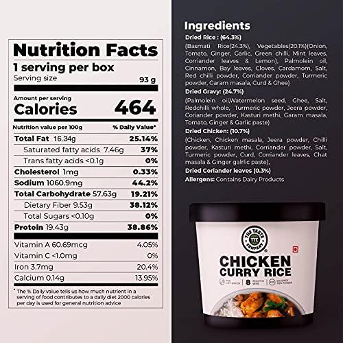 TheTasteCompany TheTasteCompany Chicken Curry Rice - Ready to Eat | Instant Food | Taste Company (Pack of 3)