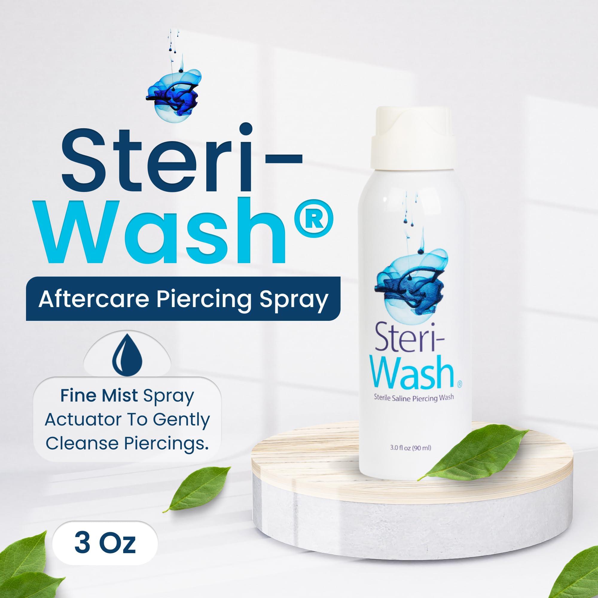 STERI - WASH STERI - WASH Steri-Wash Aftercare Piercing Spray 3 Oz