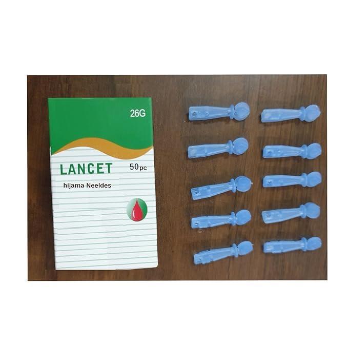Generic Acuressure/Acupuncture hijama lancent pen needle [ pack of 2 ] [ total needles 100 ]