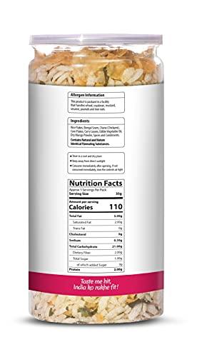 Yummiano Yummiano® Gluten Free Healthy Snacks Combo - Lite (Moong Dal Chips Garlic and Multi Chiwda) - Combined Weight: 300g