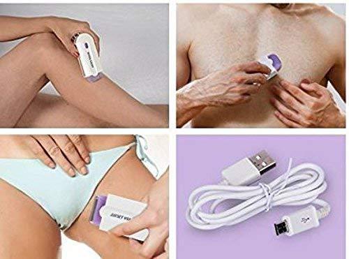 VVJ Enterprise VVJ Enterprise Finishing Touch Instant Painless Facial Body Hair Remover Trimmer Shaver for Men and Women