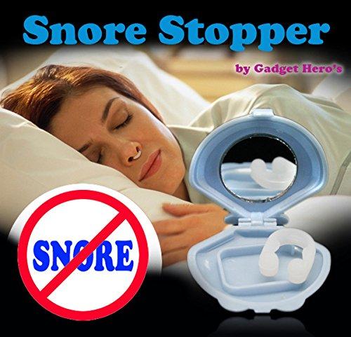 Gadget Hero's Gadget Hero's Snore Stopper, Anti Snore Silicone Nose Clip with Carry Case.