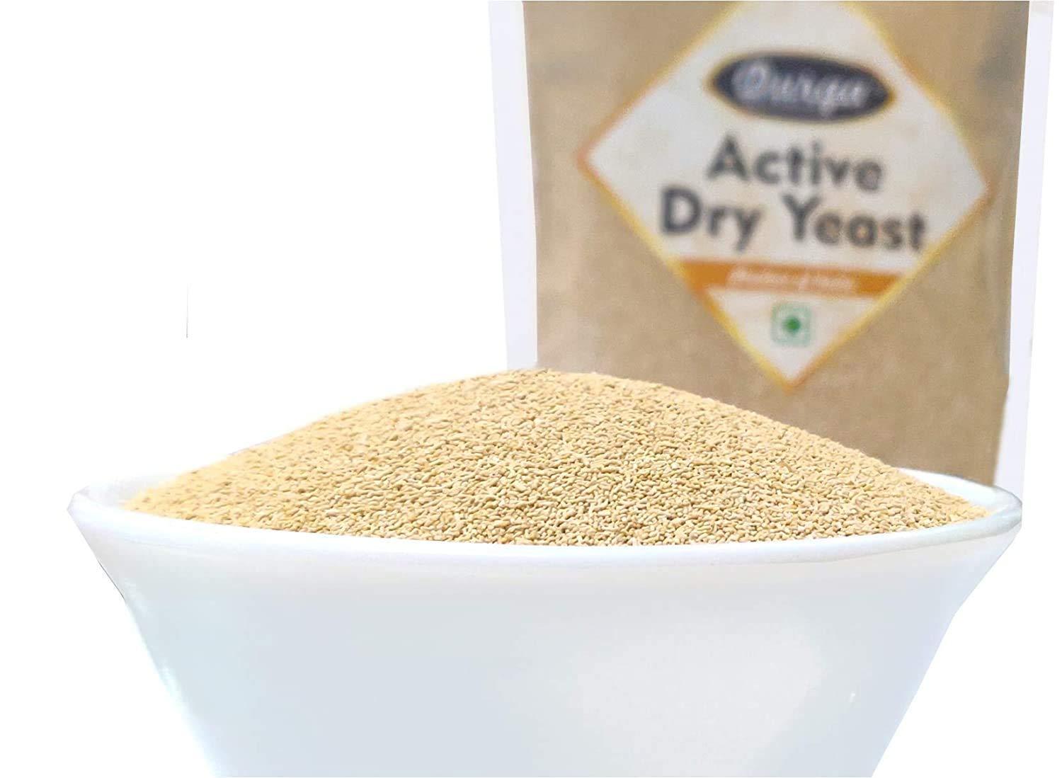 Durga Durga Baker's Active Dry Yeast for Baking Pizza, Bread, Cake, Wine, Donuts - 100gm (*Produce of India*)