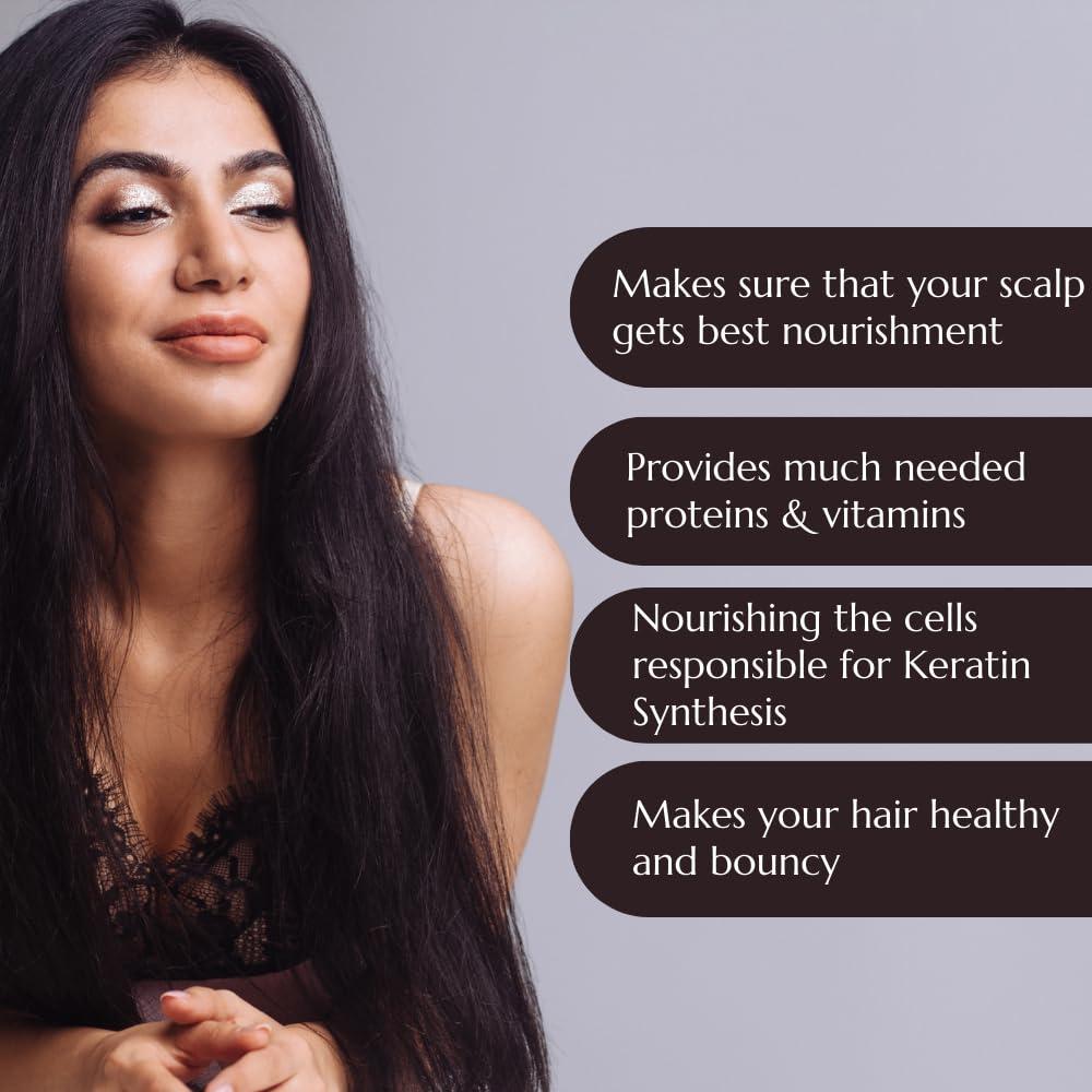 DWAKAN Atrimed Denz & Darc Herbal Hair Oil | Enriched with Nutrients & Safe Herbal Colouring Pigments | 100ml | Pack of 1