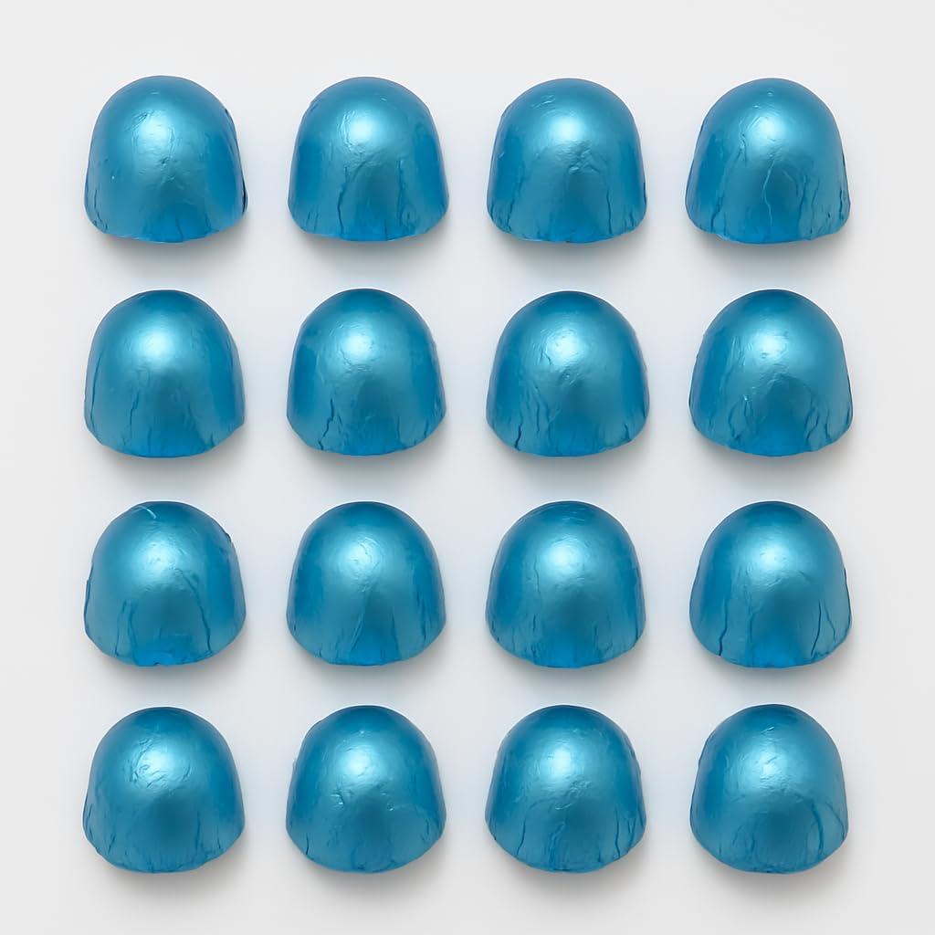 Esslly Esslly Matte Sky Blue Chocolate Wrapper | 12.5x10.5 cm | Pack of 250 | Premium Quality, Non-Smudge, Vibrant, and Eco-Friendly | Made in India | Perfect for Candy Wrapping.