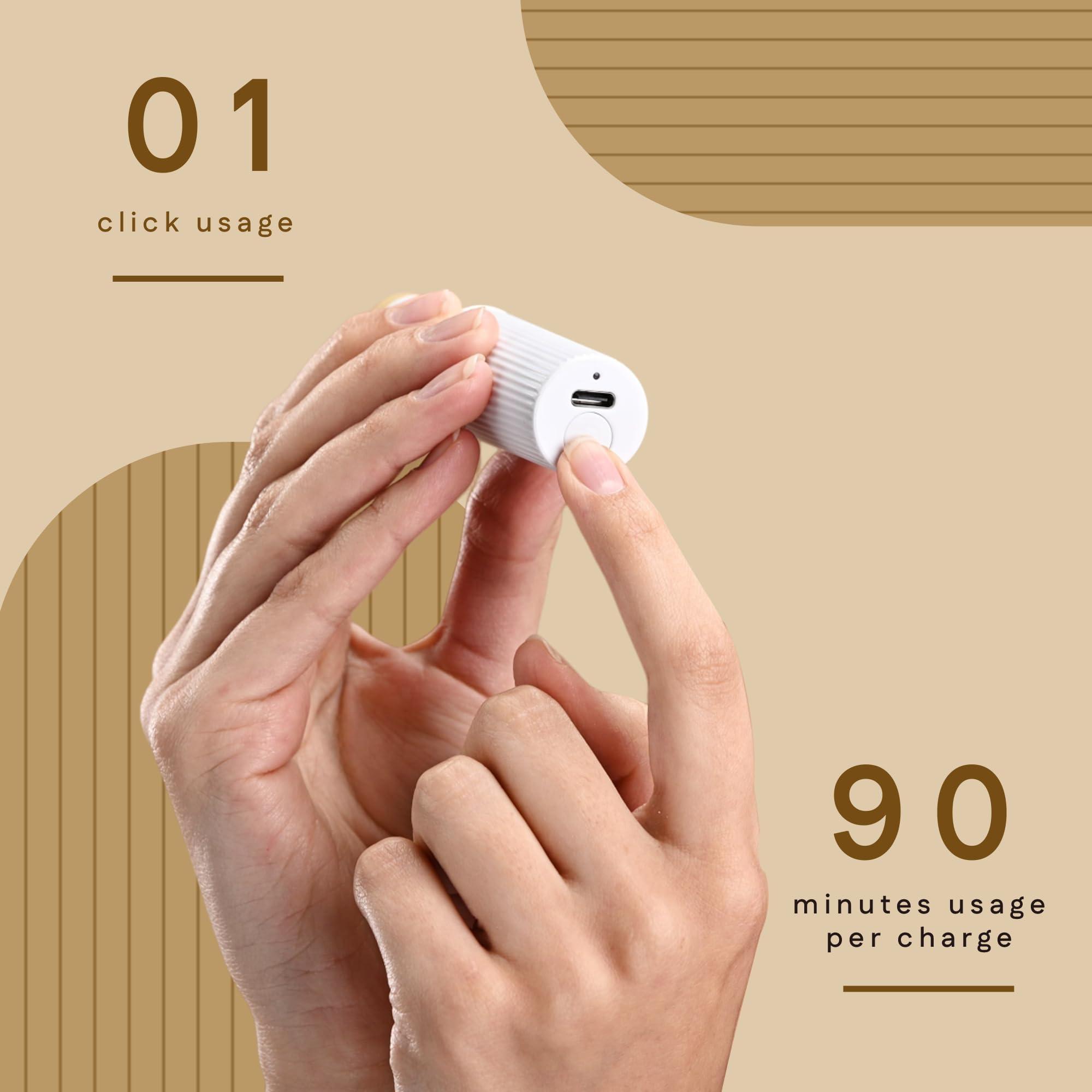 WINSTON Winston Rechargeable Electric 2-in-1 Face and Eyebrow Trimmer for Women - 90 Min | Multi-Grooming Trimmer for Eyebrow and Facial hair