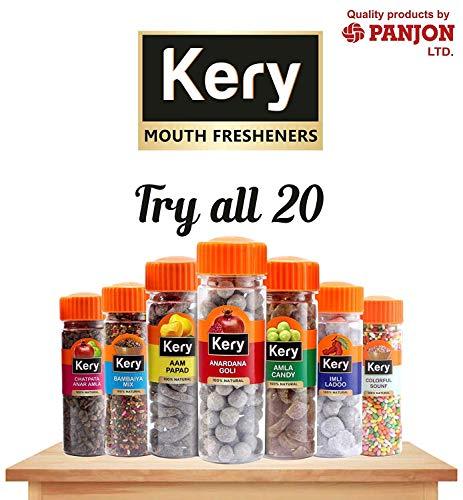 Kery Kery Fruits Candy Combo [Orange, Pan, Cola, Lichi, Kacha Aam, Mint Chocolate Toffee] (Pack of 5), 1.2 kg