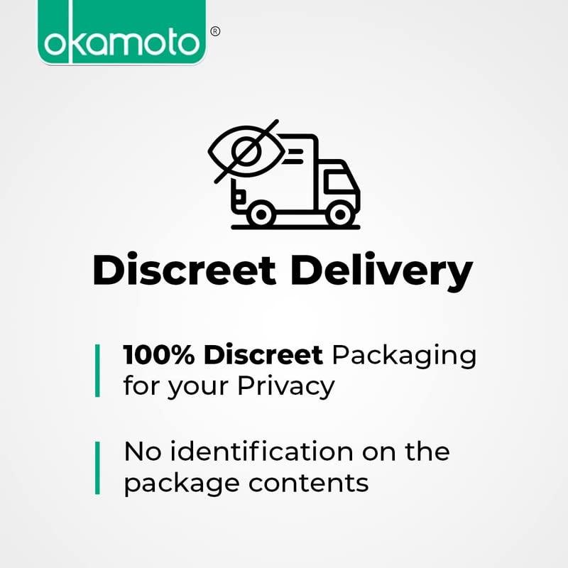 OKAMOTO Okamoto Condom | Ultra Thin Condoms for Men | Thinnest Premium Japanese Condoms | Made In Japan | 0.03 mm thin | 003 Platinum (Pack of 1)