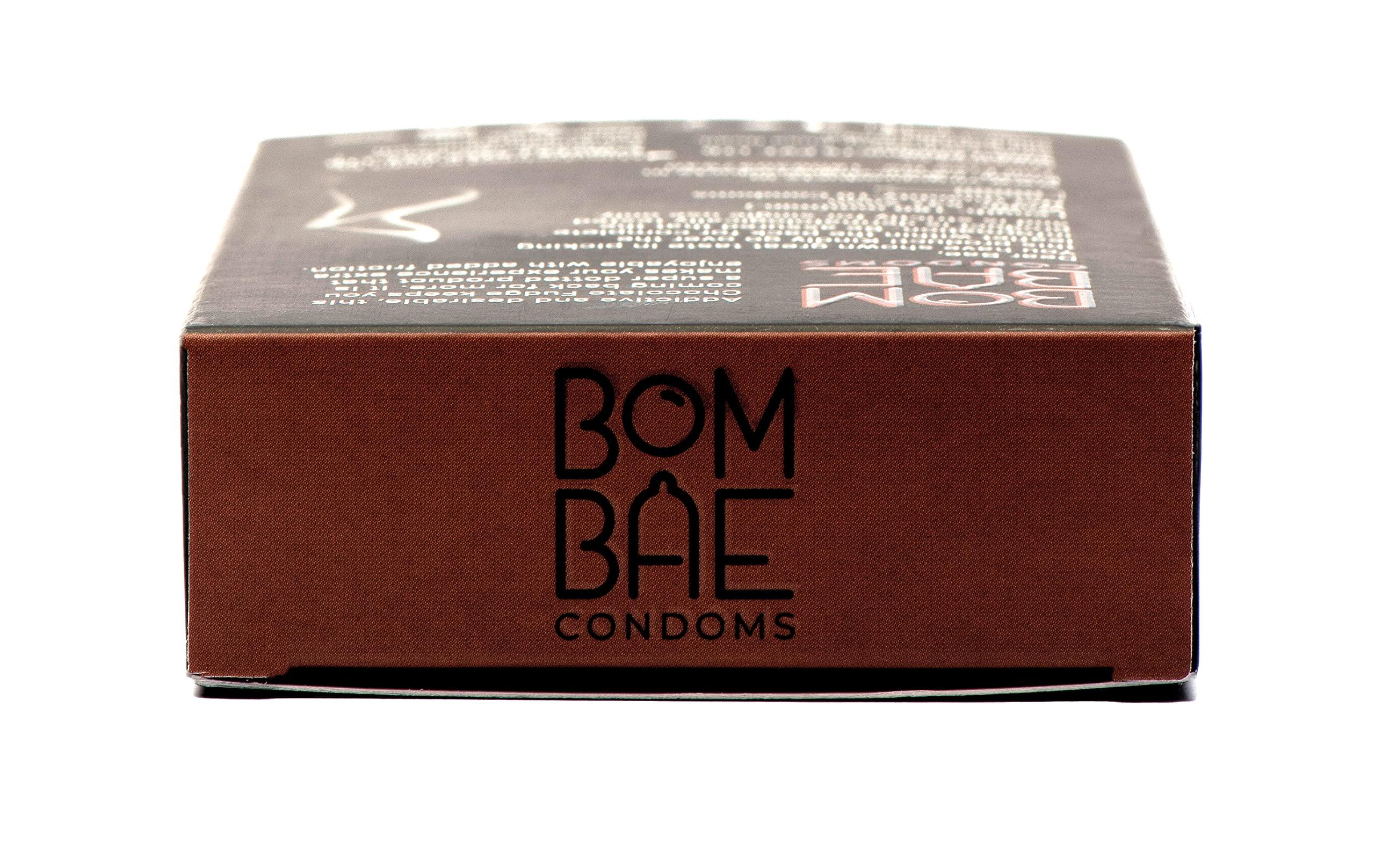 BOMBAE BOMBAE condoms Chocolate fudge super dots, Pack of 10 condoms for men family pack flavour Combo Pack of 10 (10 pieces per pack) 100 Dotted condom combo pack offer men extra dotted