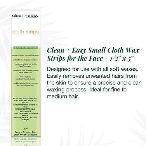 C&E C+E Cloth Waxing Strips, Small (Face) Cloth Strips