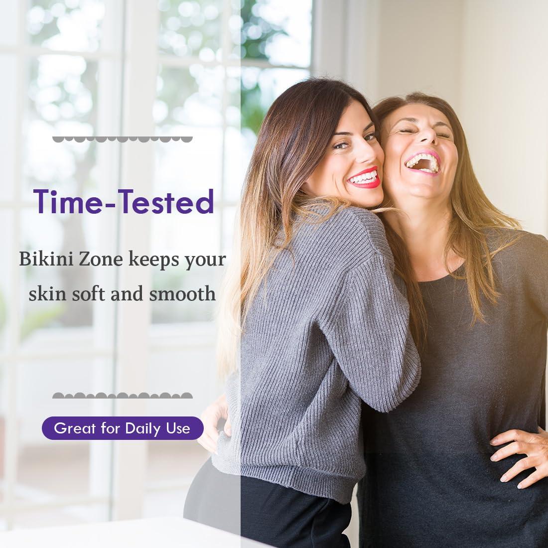 Bikini Zone Bikini Zone Anti-Bumps Shave Gel - Close Shave w/ No Bumps, Irritation, or Ingrown Hairs - Dermatologist Recommended - Clear Full Body Shaving Cream (5 oz)