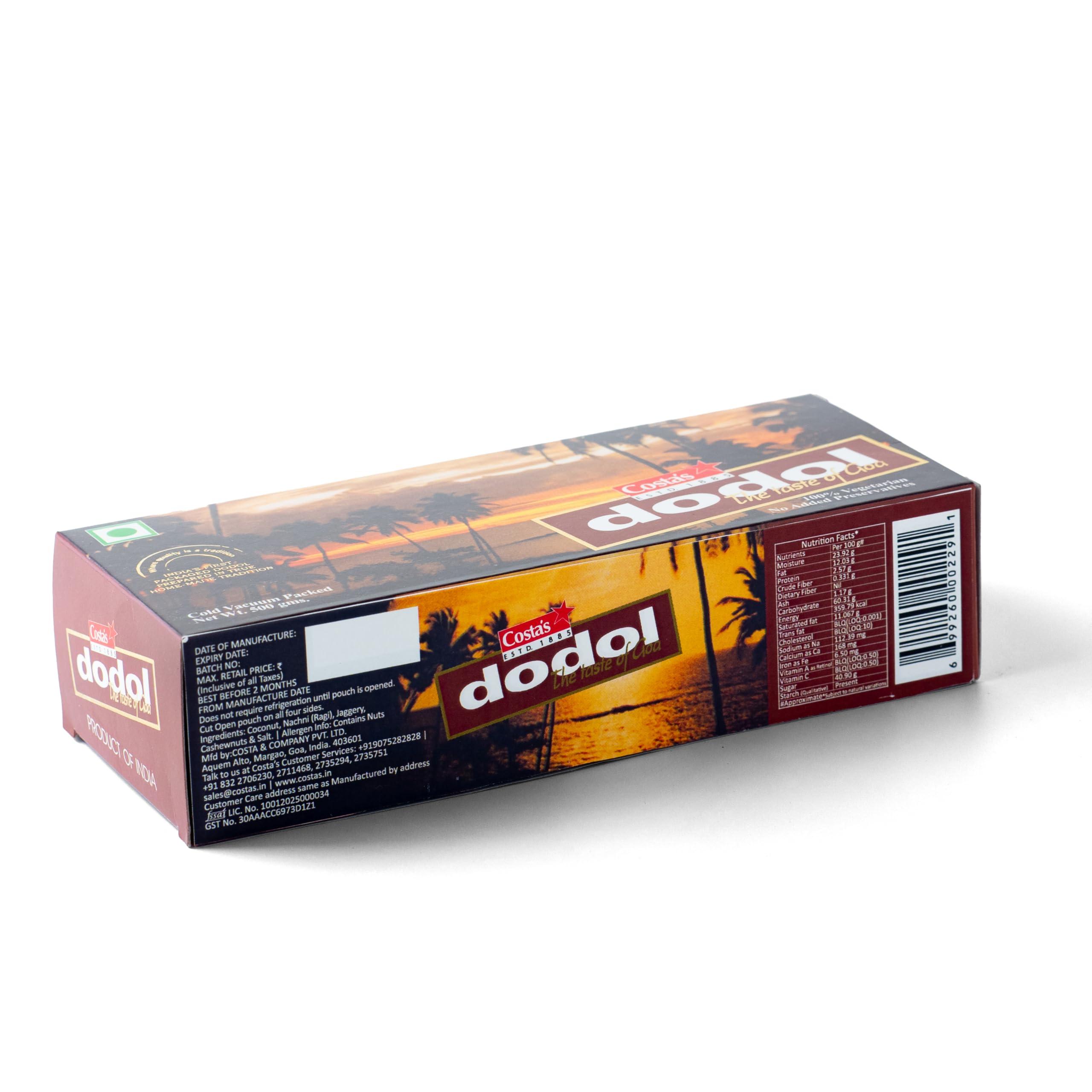 Costa's Costa\'s Bebinca 500Gram & Dodol 500Gram Combo Pack Traditional Goan Delicacy