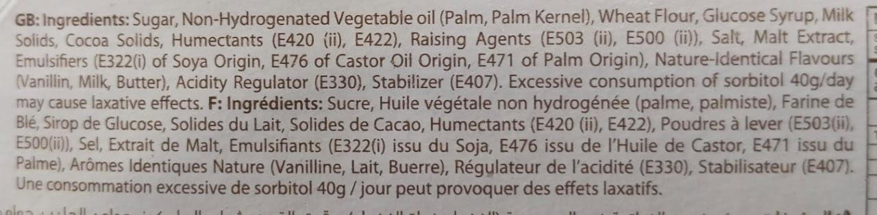 Generic Gandour Tofiluk Caramel Crunch 2 Biscuit Bar 24 Pieces (24 X 27.5g), 660g