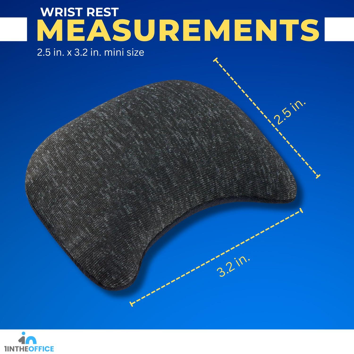 1InTheOffice 1InTheOffice Wrist Rest Beaded, Mini 3.2\" x 2.5\" x 1\"