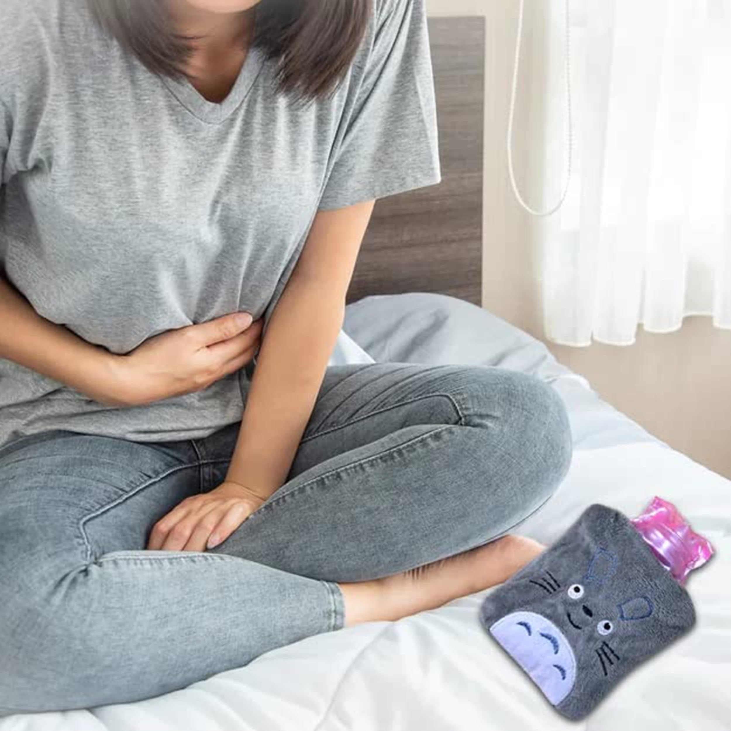 M\'BEAUTY M\'BEAUTY TOTORO CARTOON HOT WATER BAG SMALL HOT WATER BAG WITH COVER FOR PAIN RELIEF, NECK, SHOULDER PAIN AND HAND, FEET WARMER, MENSTRUAL CRAMPS.